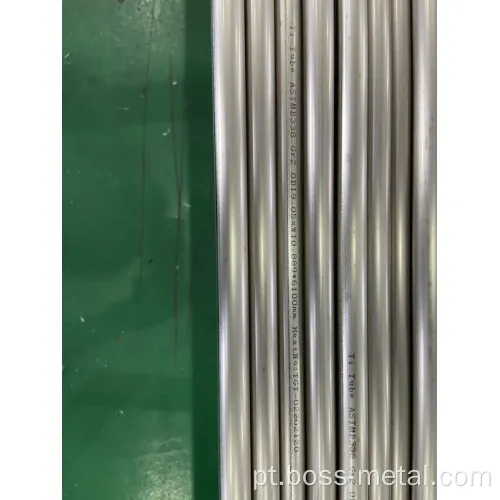 Bobina de tubo de tubo de aço inoxidável polido